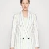 MAX & Co. Opus - Blazer - Light Blue/Green/Off White -Damesmode 00ba65adebd046bcb8569bfc7dc306ca