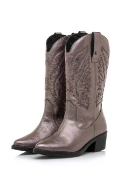 MTNG Cowboy-/Bikerlaarzen - Plomo -Damesmode 036b9e6480264e4b81fc13d27162d959