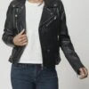 Jacket - Leren Jas - Black -Damesmode 054afcfbf67947a49edb3a5931e863a7