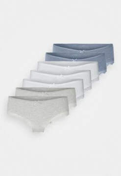 Anna Field 7 Pack - Slip - Blue/Grey/White -Damesmode 0b034709d4404041b97f74fc9e064af8