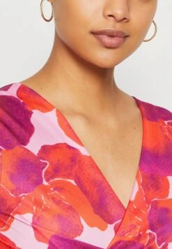 Anna Field Jerseyjurk - Red/Pink -Damesmode 0be8e22a795f4d60ad3f227759e7e096