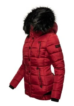 Marikoo Lotusblüte - Winterjas - Blood Red -Damesmode 0cdb3d56bb9a454a9047d4ad35cd6338