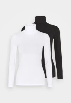 Anna Field 2 Pack - Longsleeve - Black/White -Damesmode 0fcff950906943e8a3b550c9d4c8162c