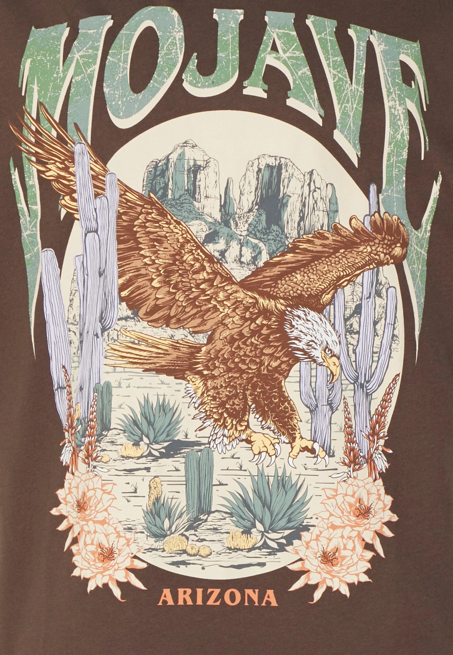 YOURTURN Unisex - T-Shirt Print - Brown 7 YOURTURN Unisex - T-Shirt Print - Brown - Afbeelding 5