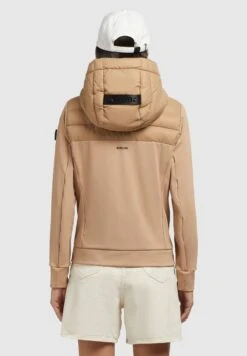 Khujo Ghita Matt - Jas - Beige -Damesmode 12d3967ec8424da1b509ad554439e539