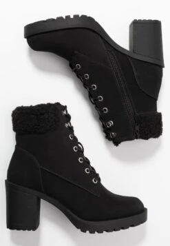 Anna Field Winter Boot - Enkellaarsjes Met Plateauzool - Black -Damesmode 155f8fed223d4582b636130f8e4a2046