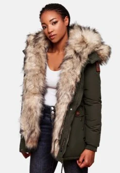 Navahoo Sweety - Winterjas - Olive -Damesmode 161fced9a8714b9b8e677294652a66e1