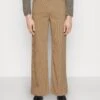 YOURTURN Corduroy Wide Leg - Broek - Tan -Damesmode 1989d8e5317d4e2cad0411f557c476fd
