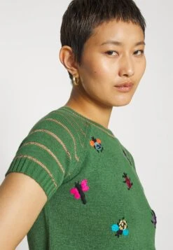 MAX & Co. Collier - T-Shirt Print - Green -Damesmode 1b0c0639f45848c38a280d7e62bcc30f