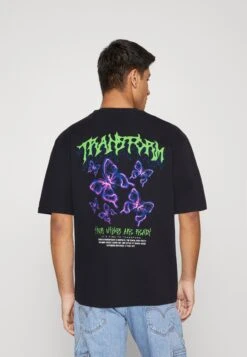 YOURTURN Unisex - T-Shirt Print - Black -Damesmode 1bb16941fe944fd5b6ea53ab1f36da90