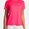 BROOKS Sprint Free Short Sleeve 2.0 - T-Shirt Basic - Hyper Pink -Damesmode 1d3ad2b0ce6346fc8a71b8e91ebdd7ed