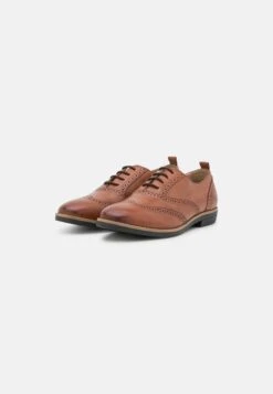 Anna Field Leather- Veterschoenen - Cognac -Damesmode 200a9e702fed45668838a924d4fa08f5