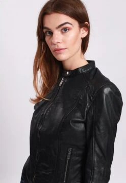 Lee Cooper Leren Jas - Black -Damesmode 212bfb7c75bb485abea97a2a15eed32a