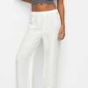 PULL & BEAR Flowing Faded - Broek - White -Damesmode 212c019c7ee049d3ba214421fc7cade5