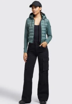 Khujo Dalis Matt - Jas - Kupfergrün -Damesmode 2773c09d36fe42509b3bbcde2ea527fb