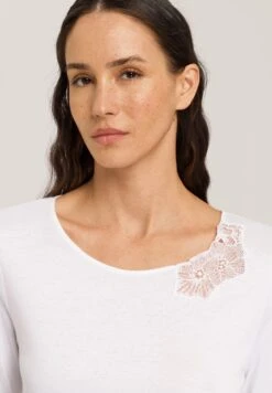 HANRO Naila - Nachtjapon - White -Damesmode 281ea46677914ec89255bcc161a77708