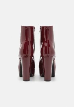 Anna Field Enkellaarsjes Met Hoge Hak - Dark Red -Damesmode 2a5b99900a9343c581fcd9117be722b4