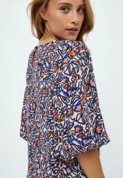 Minus Selia 3/4 Sleeve- Blouse - Ash Rose Print -Damesmode 2a85ae4486634f4cb586d8b84444357e