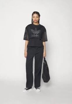 Adidas Originals Big Logo Tee 2 In 1 - T-Shirt Print - Black 16 Adidas Originals Big Logo Tee 2 In 1 - T-Shirt Print - Black -Damesmode 2beb5aece7ce456193f1b8b989f97297