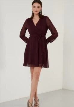 LELA Mini- Jurk - Purple -Damesmode 2d2be7c237b347efb93fdd5239fe904c