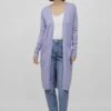 Vila Viril Long Cardigan - Vest - Sweet Lavender -Damesmode 2dbe9819c22444c782f9776924820e70