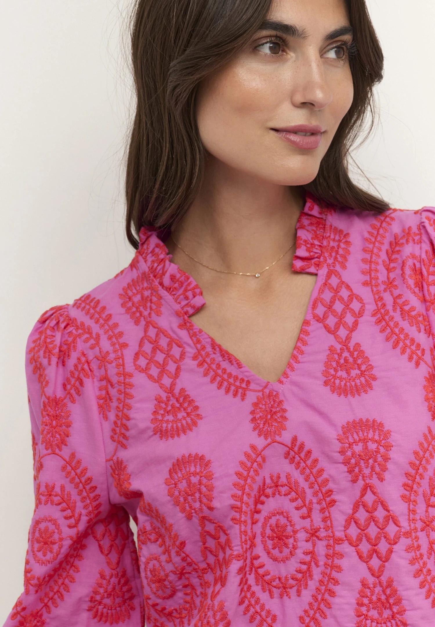 Culture Cutia - Blouse - Fuchsia Pink 6 Culture Cutia - Blouse - Fuchsia Pink - Afbeelding 4