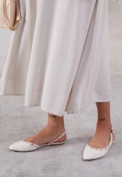 Even&Odd Slingback Ballerina´S - White -Damesmode 32231115bbda438599ed57aa298e566f