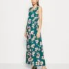 Anna Field Maxi-Jurk - Dark Green/Pink -Damesmode 349e7b693be543d888d23f32836eca05