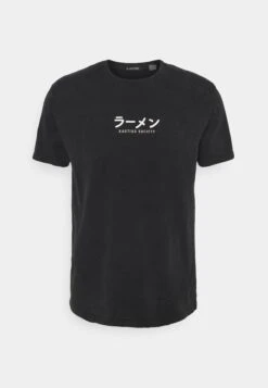 Kaotiko Washed Ramen - T-Shirt Print - Black -Damesmode 361d6bb7db604b9886726d58630e1799