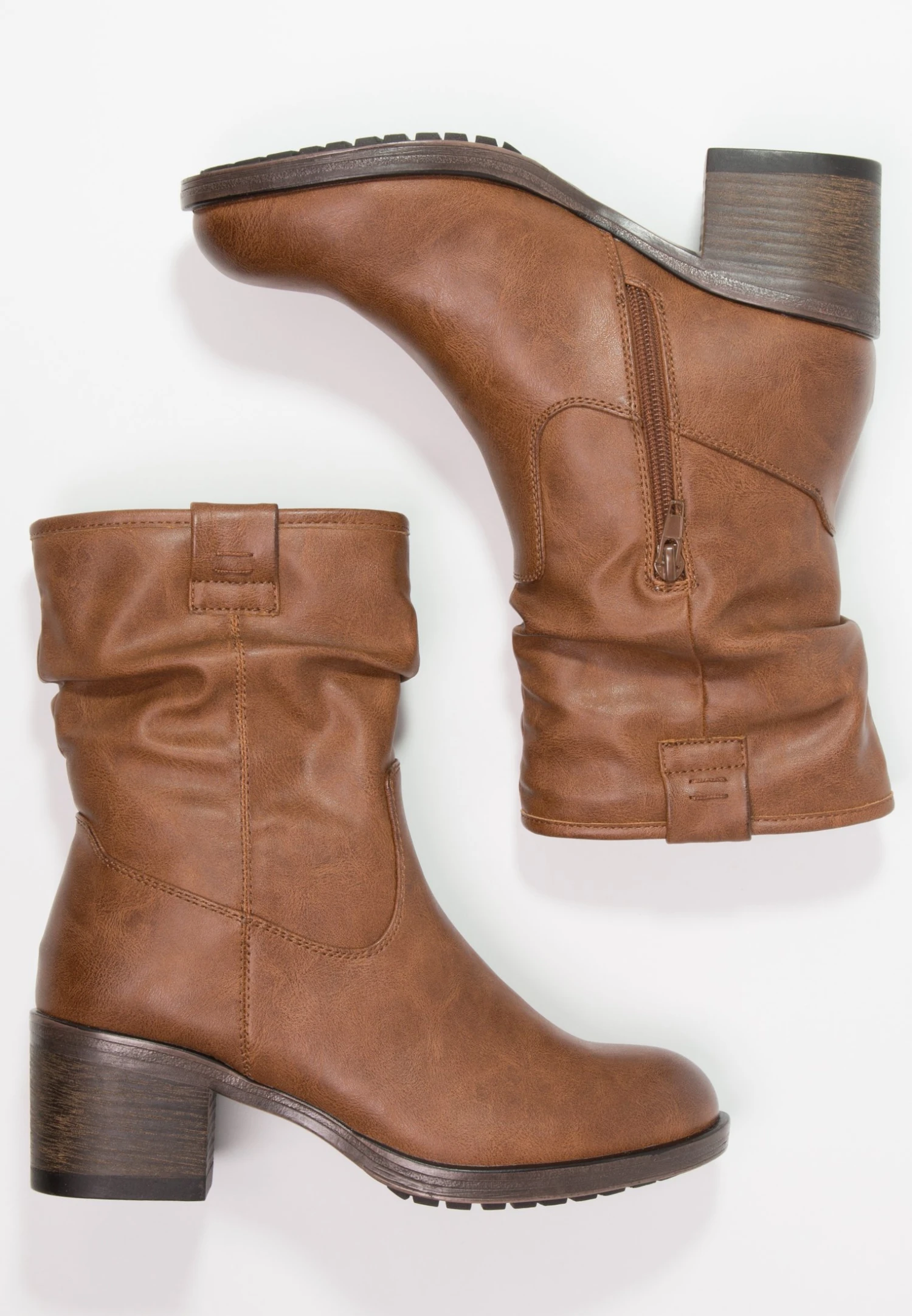 Anna Field Winter Boot - Korte Laarzen - Cognac 5 Anna Field Winter Boot - Korte Laarzen - Cognac - Afbeelding 3