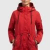 Khujo Caima2 - Parka - Rot -Damesmode 3913b4f2cd9446a49d3cdbff0755ab33