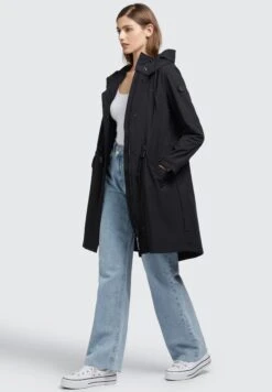 Khujo Jonna - Parka - Schwarz -Damesmode 398dee7ba1394d8caa1c4170a1a3c551