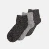 Anna Field Lurex Socks 3 Pack - Sokken - Grey/Black -Damesmode 3a9a8570f02344c6a4aefc39406ada84