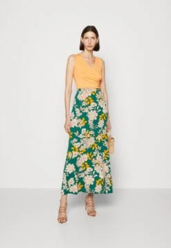Anna Field Maxirok - Dark Green/Multicoloured -Damesmode 3ead007896594022b3d1985d8f685fd0