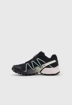 Salomon Speedcross 3 - Sneakers Laag - Black/Bleached Aqua/Silver Metallic -Damesmode 3fdd24bdec034e5c9d9d62a4b8f95cb4