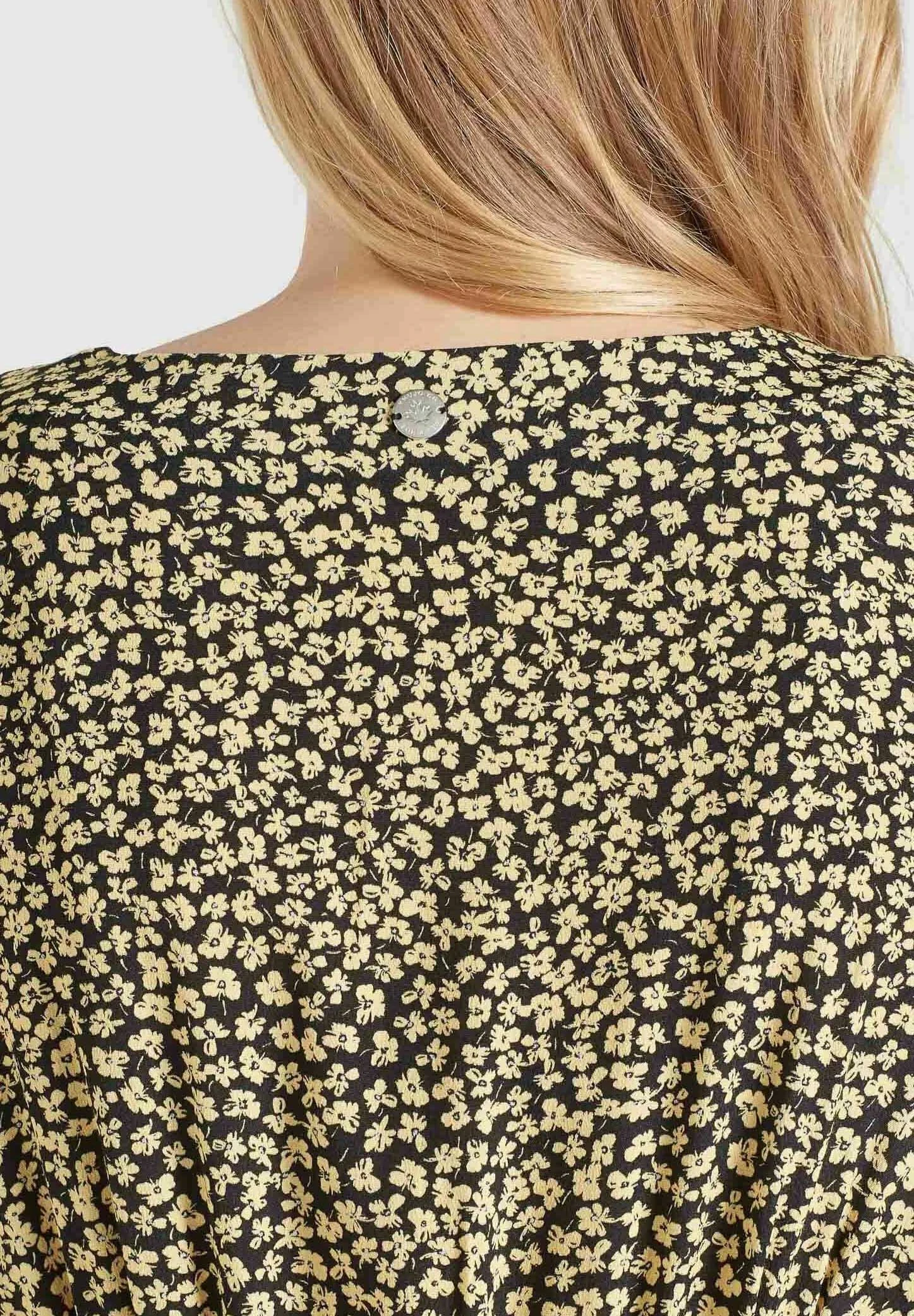 Khujo Borgia - Jumpsuit - Schwarz-Gelb Geblümt 8 Khujo Borgia - Jumpsuit - Schwarz-Gelb Geblümt - Afbeelding 6