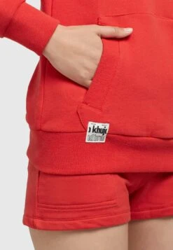 Khujo Rhabea - Hoodie - Rot -Damesmode 43e3ac036a8a4cfc95bb4c1b0197a128
