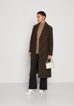 Selected Femme Slfmilo Coat - Mantel - Java Check -Damesmode 441438a689f54a6d98ccf835a07ef41f