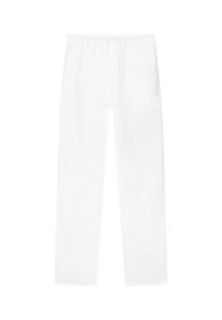 PULL & BEAR Flowing Faded - Broek - White -Damesmode 45117ad7e3b243b5a0f5bc7fdf66a357