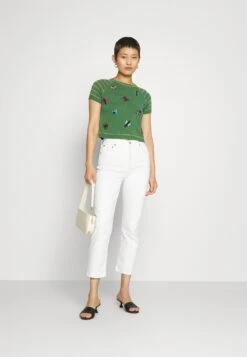 MAX & Co. Collier - T-Shirt Print - Green -Damesmode 489ad6249c8f4c00b1ccb849a10d064b