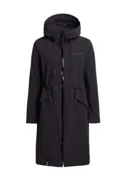 Khujo Marnia - Regenjas - Schwarz -Damesmode 4926f3821e774d7ea3063823d8f39c2c