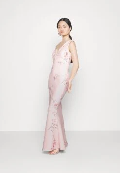Wedding Gigi One Shoulder Print Maxi - Galajurk - Peach Print 9 Wedding Gigi One Shoulder Print Maxi - Galajurk - Peach Print -Damesmode 4d43fd1f8e4b437c9bec14de677d48bc