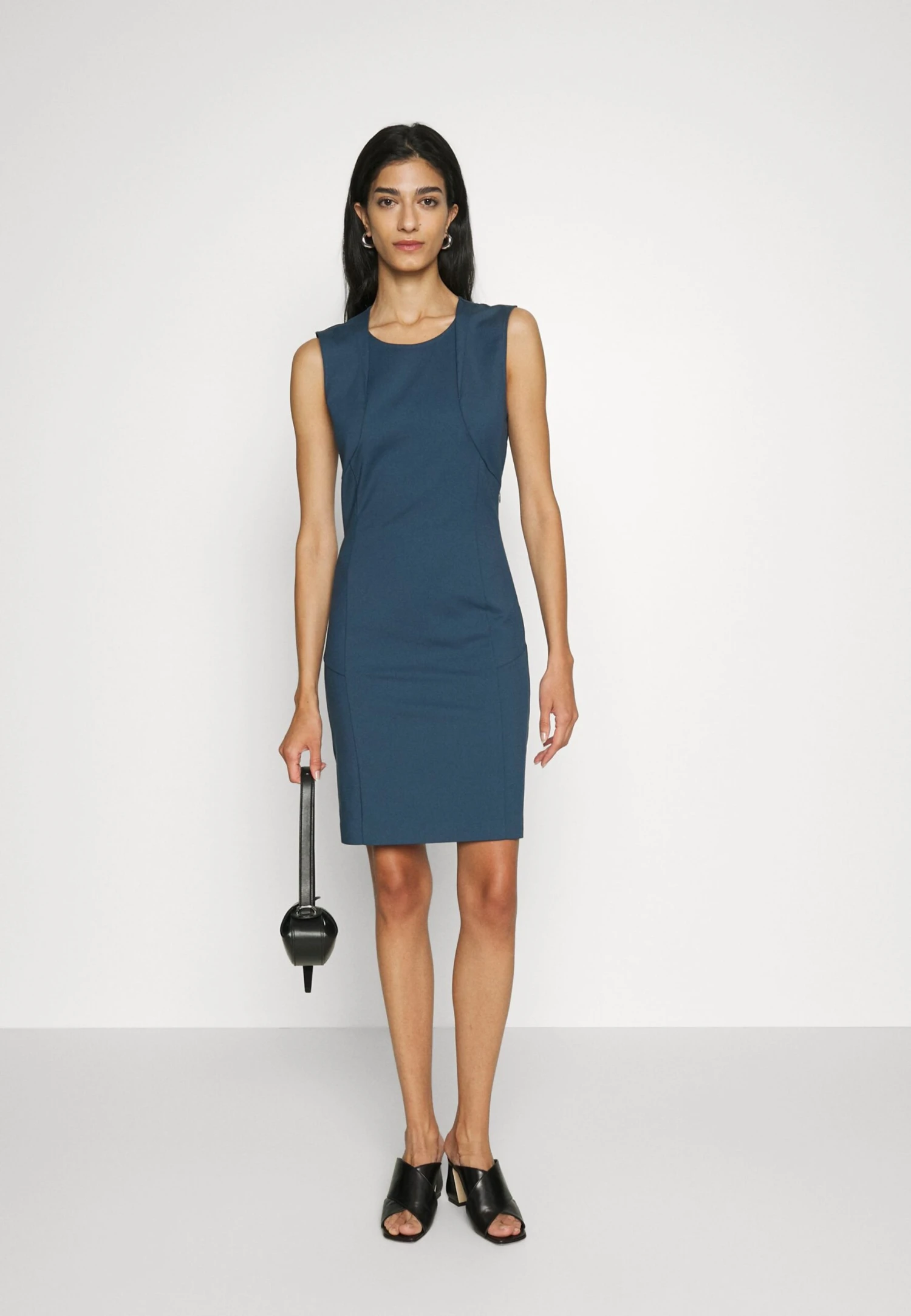Patrizia Pepe Abito Dress - Etui-Jurk - Petrol Blue 4 Patrizia Pepe Abito Dress - Etui-Jurk - Petrol Blue - Afbeelding 2