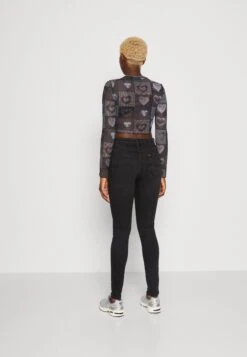 Lee Scarlett High - Jeans Skinny Fit - Tingled Black -Damesmode 4f45153781714449bde568ada2ce48eb