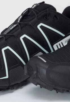 Salomon Speedcross 3 - Sneakers Laag - Black/Bleached Aqua/Silver Metallic -Damesmode 50c699954feb4819b7caab907bdf4fa0