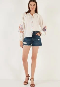 LELA Blouse - White -Damesmode 53090d3478334a68abd22b17a0f45cdd