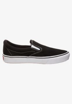 Vans Ua Comfycush Slip-On - Sneakers Laag - Black/True White -Damesmode 600ae27734fd4cd583c9cb57512beceb