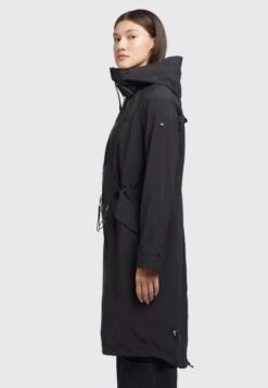 Khujo Marnia - Regenjas - Schwarz -Damesmode 608c8a4953444ff1a0e8d122007954b4