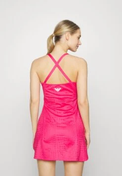 EA7 Emporio Armani Tennis Pro Freestyle Dress - Jurken - Fancy Pink Yarrow -Damesmode 60e7ef679f3e4ec09e5da10d48241276