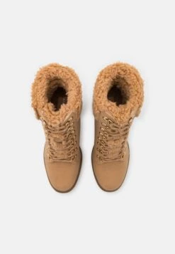 Anna Field Leather - Veterboots - Beige -Damesmode 66713d3cce1543578f7e46d621e9c2c5